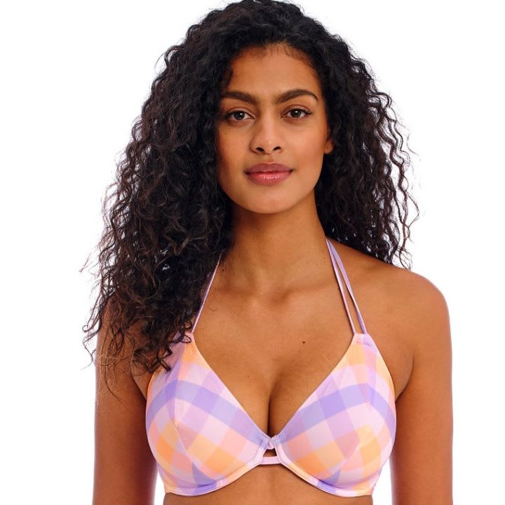 Freya Swim Harbour Island Halter Bikini Top Storm In A D Cup Nz