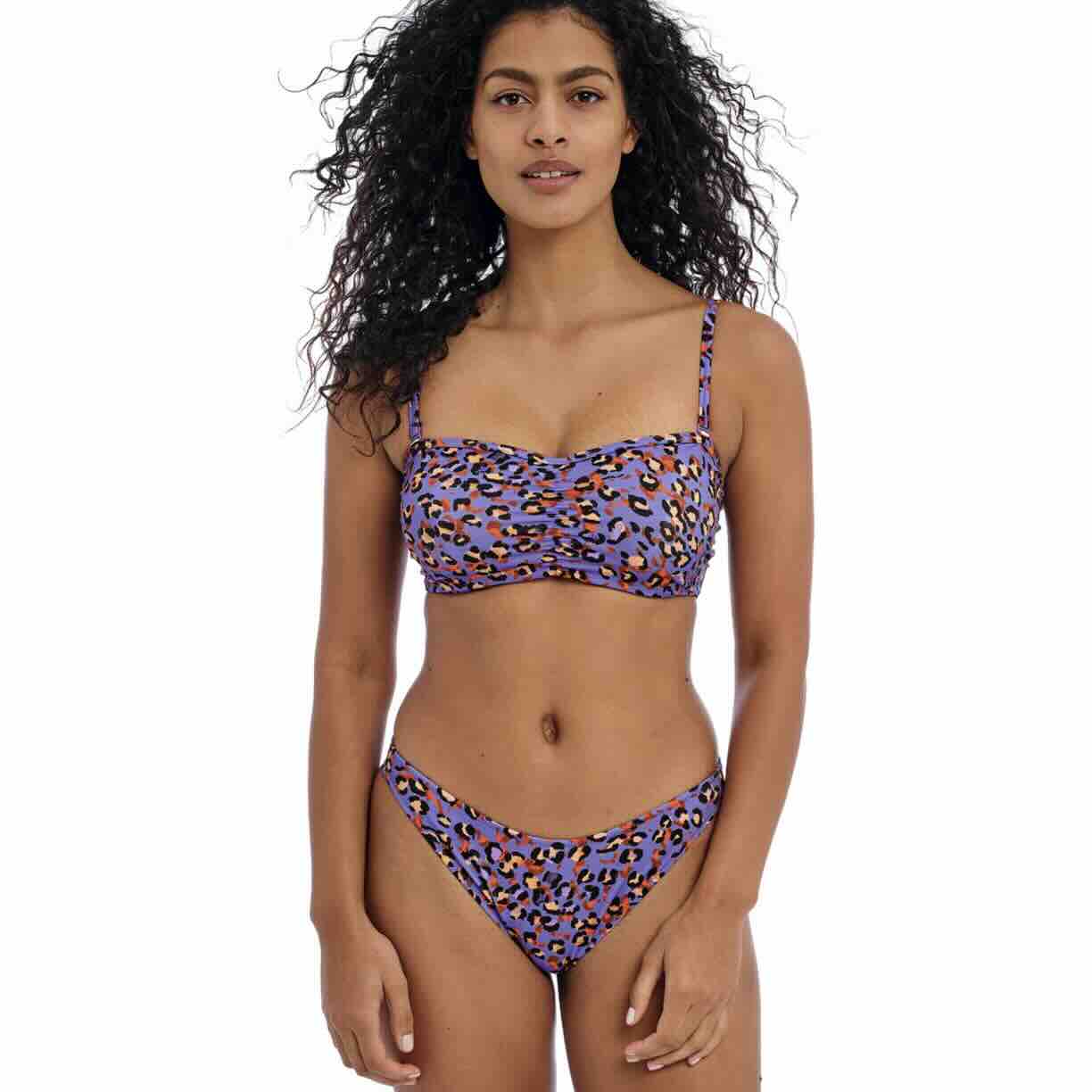 Freya Swim Santiago Nights Leopard High Leg Bikini Brief Storm In A D