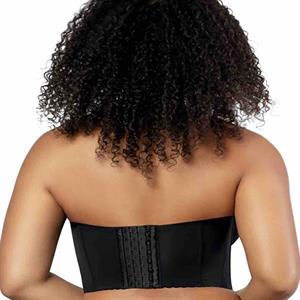 wjiNFDFG Women Low Back Anti Slip Strapless Bra Longline Multi Way