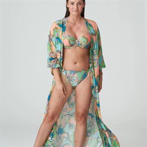 Plus Size Women's Bra-Size Wrap Tankini Top by Swim 365 in Blue Palm Print ( Size 40 C) - Yahoo Shopping