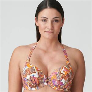 YJLX Tankini for chubby swimwear women's large size bikini: large breasts  to tie - bikini bottoms high waist tummy control swimsuit - swimsuit women  with cups monokini swimwear beach bikini, orange, S 