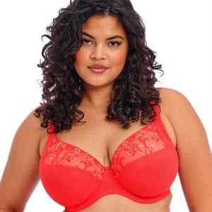 Elomi Women's Plus Size Kim Stretch Lace Underwire Plunge Bra, Caramel, 36D  at  Women's Clothing store