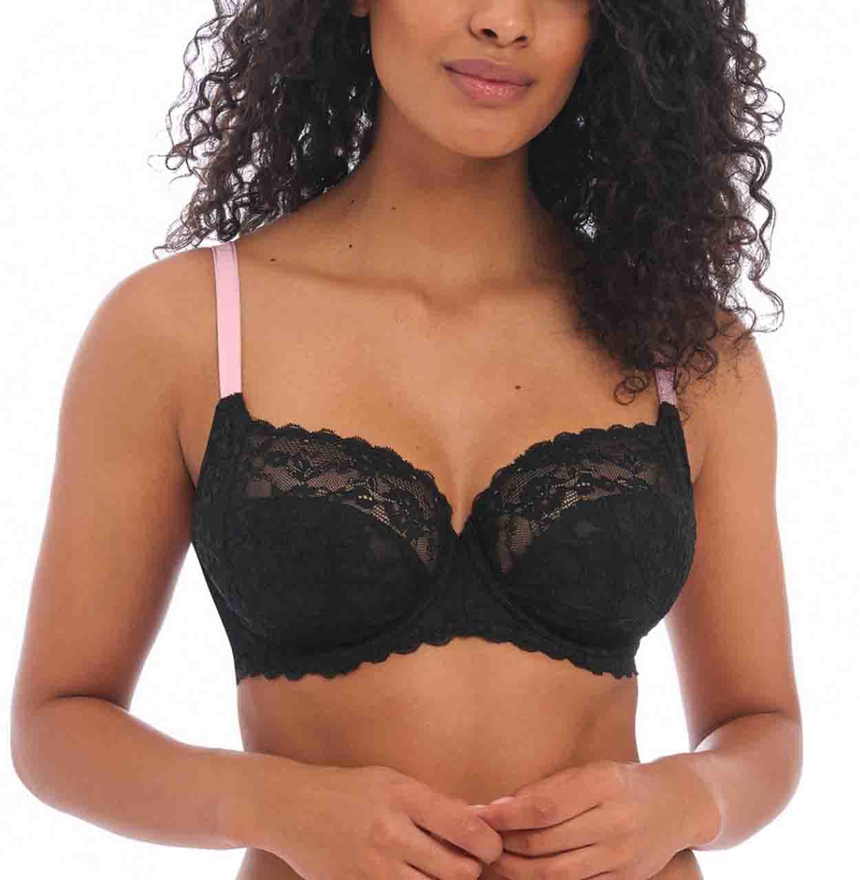 Freya Offbeat Bra Side Support Underwired Classic Womens Lingerie