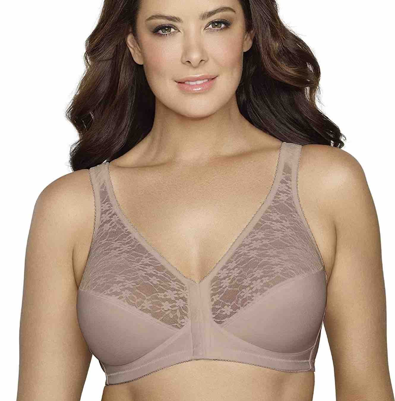 Front Close Posture Lace Wirefree Bra