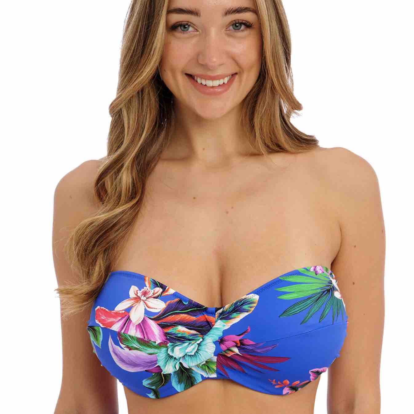 Halkidiki Twist Bandeau Bikini Top