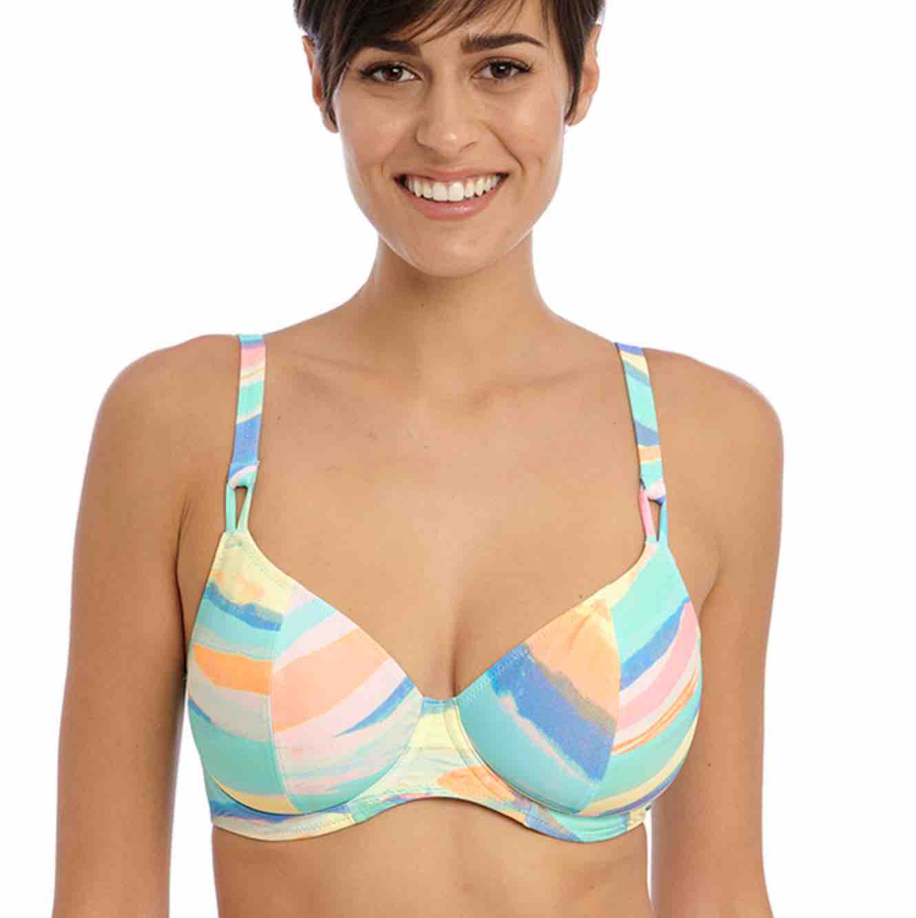 Summer Reef Plunge Bikini Top