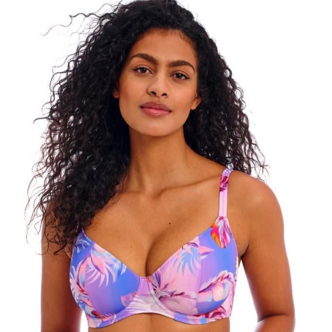 Miami Sunset UW Plunge Bikini Top