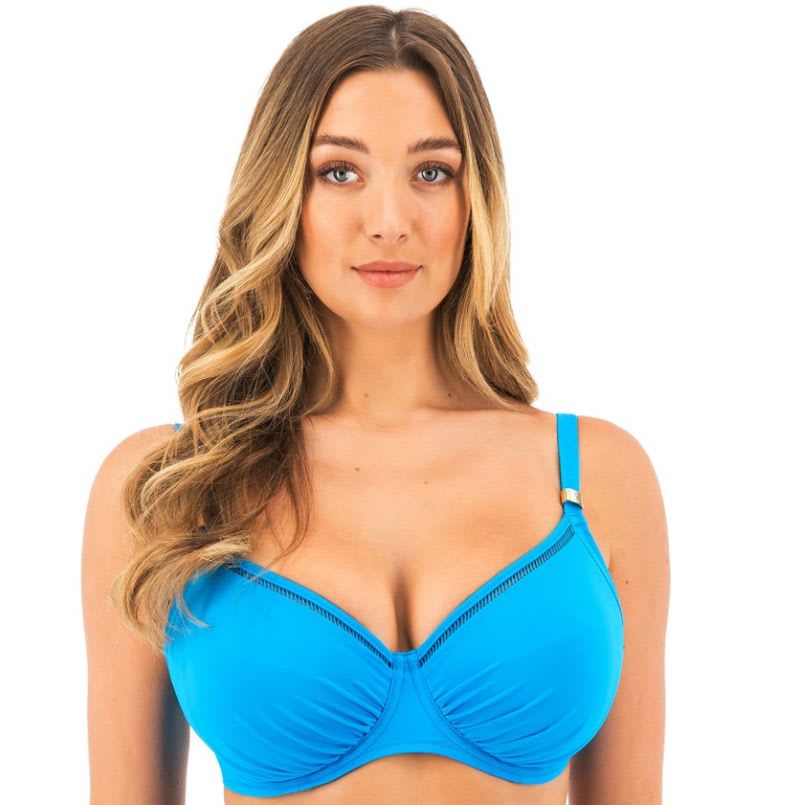 East Hampton Gathered Full Cup Bikini Top