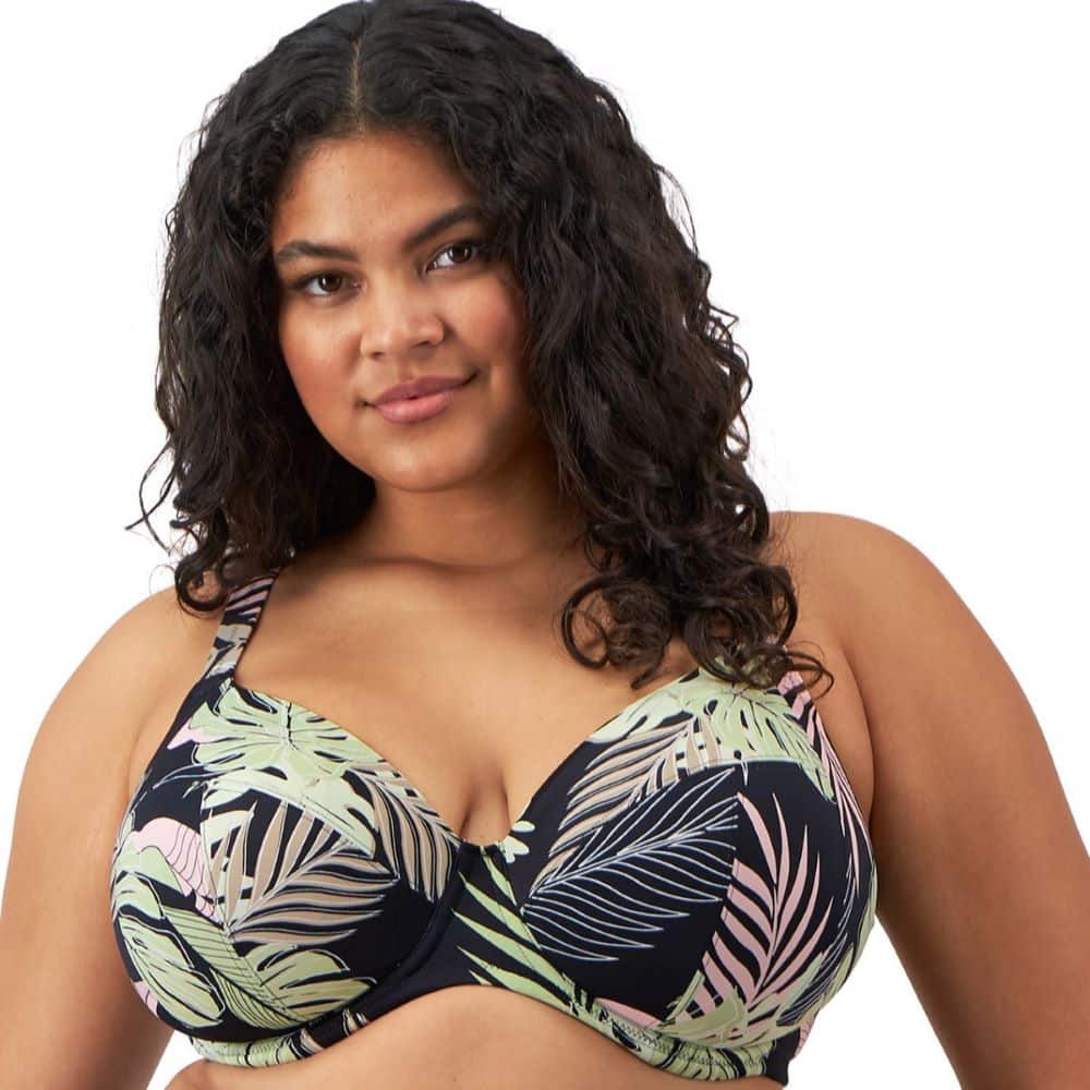 Tropical Retreat Plunge Bikini Top