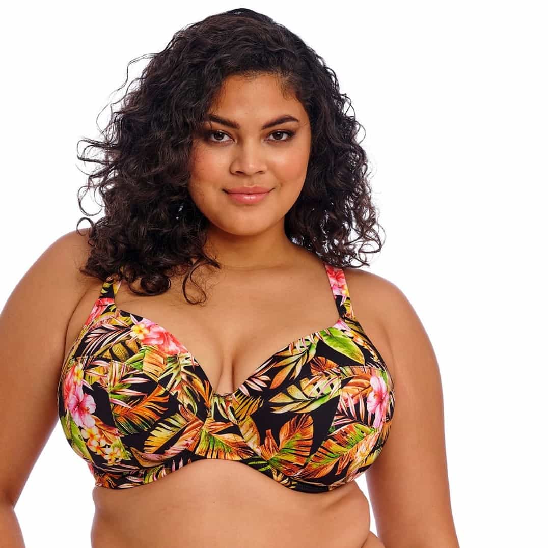 Tiger Valley Plunge Bikini Top