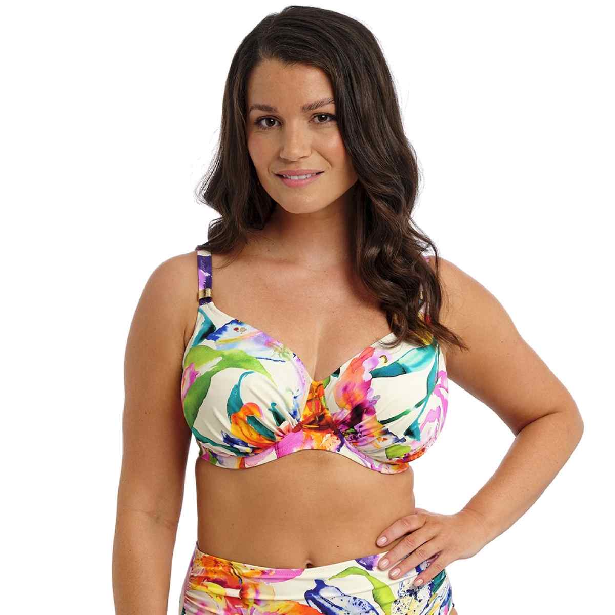 Iguazu Falls Gathered Full Cup Bikini Top