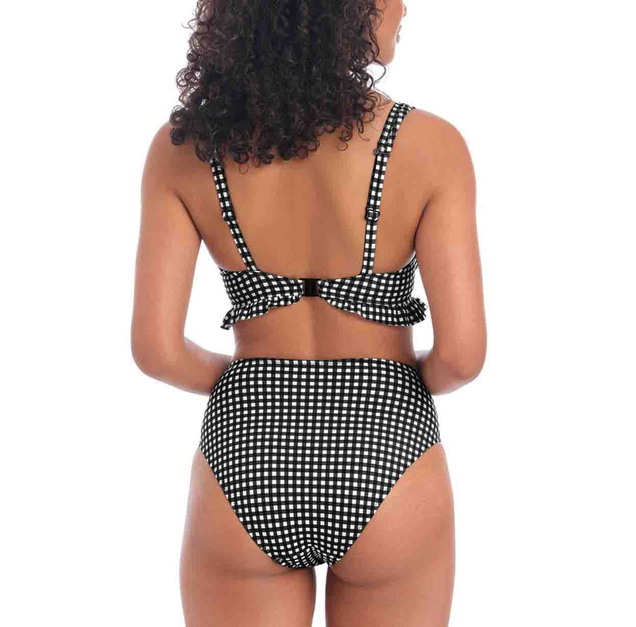 Check In High Apex Bikini Top