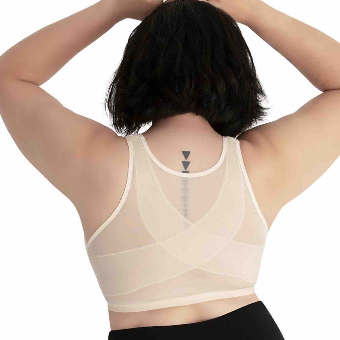 Nora Back Smoothing Wirefree Front Close Bra With Lace
