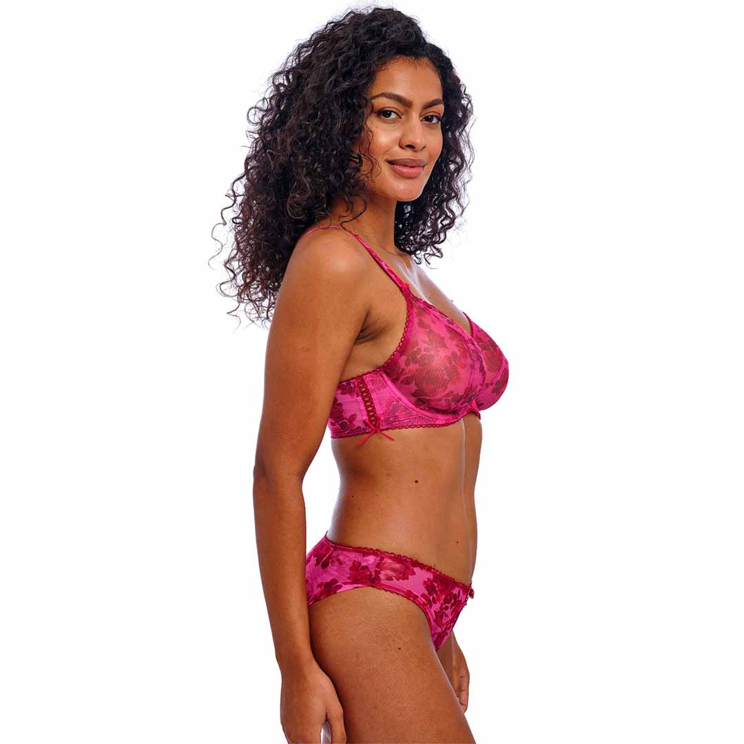 Rose Blossom Plunge Bra