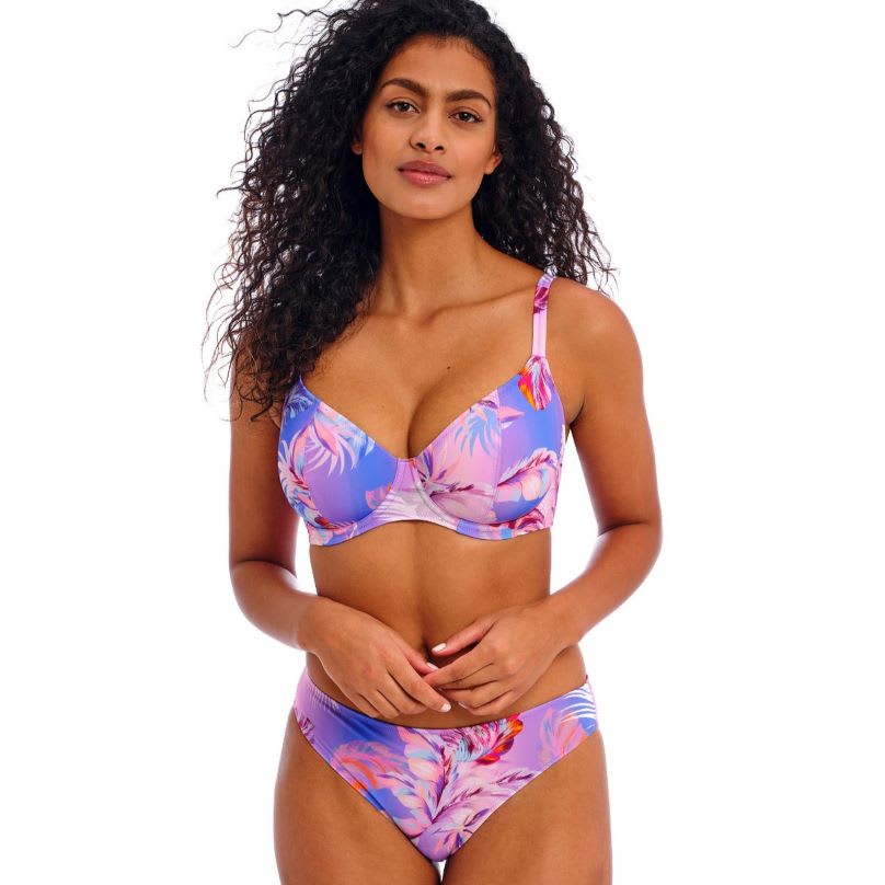 Miami Sunset UW Plunge Bikini Top