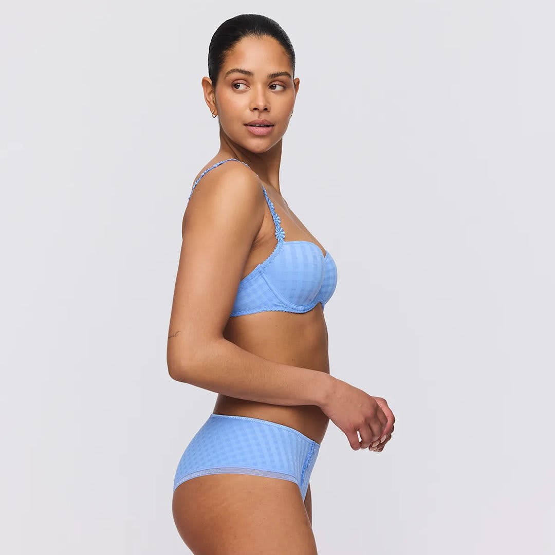 Avero Santorini Blue Padded Balcony Bra