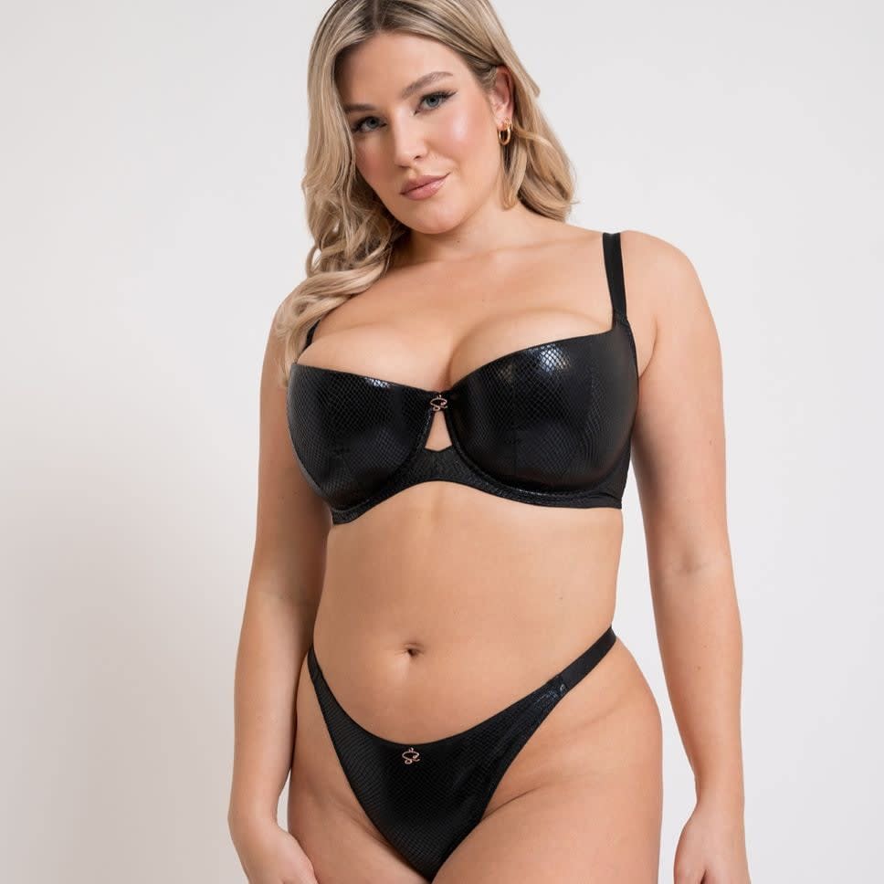 Serpent Padded Half Cup Bra