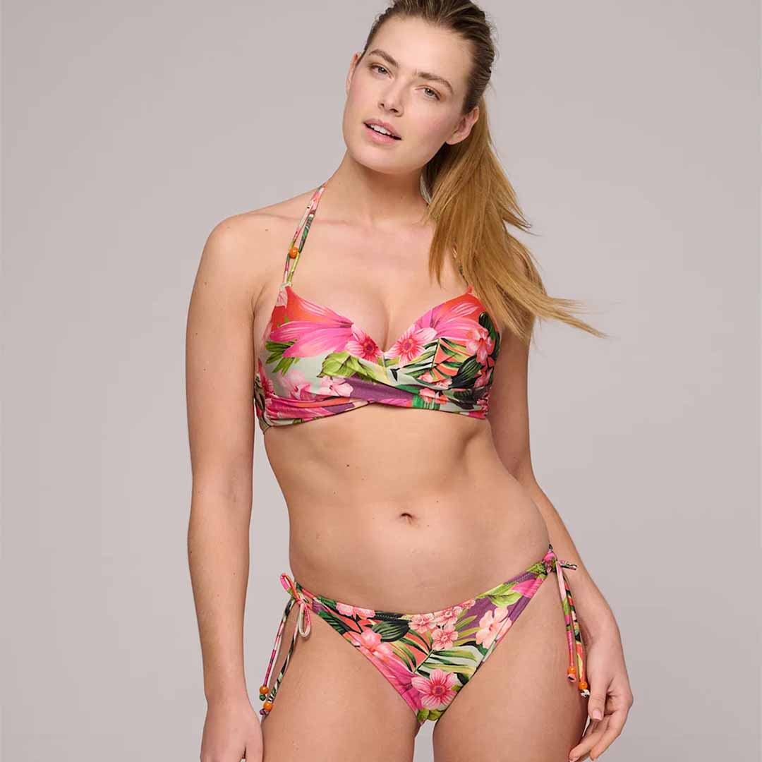 Norma Jeanne Plunge Bikini Top