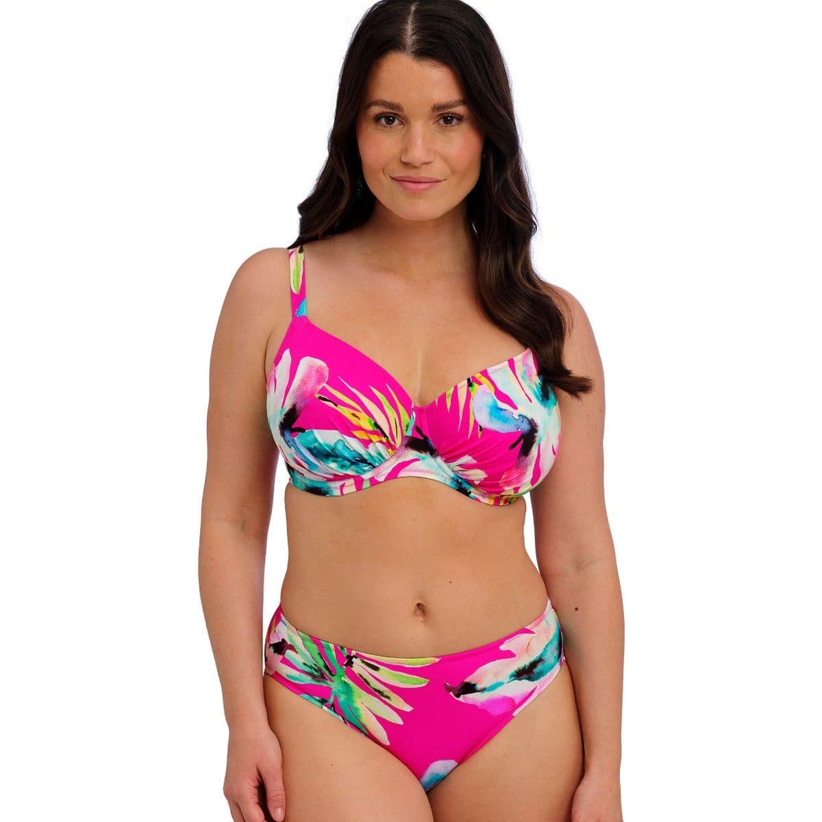 Carabelita Gathered Full Cup Bikini Top