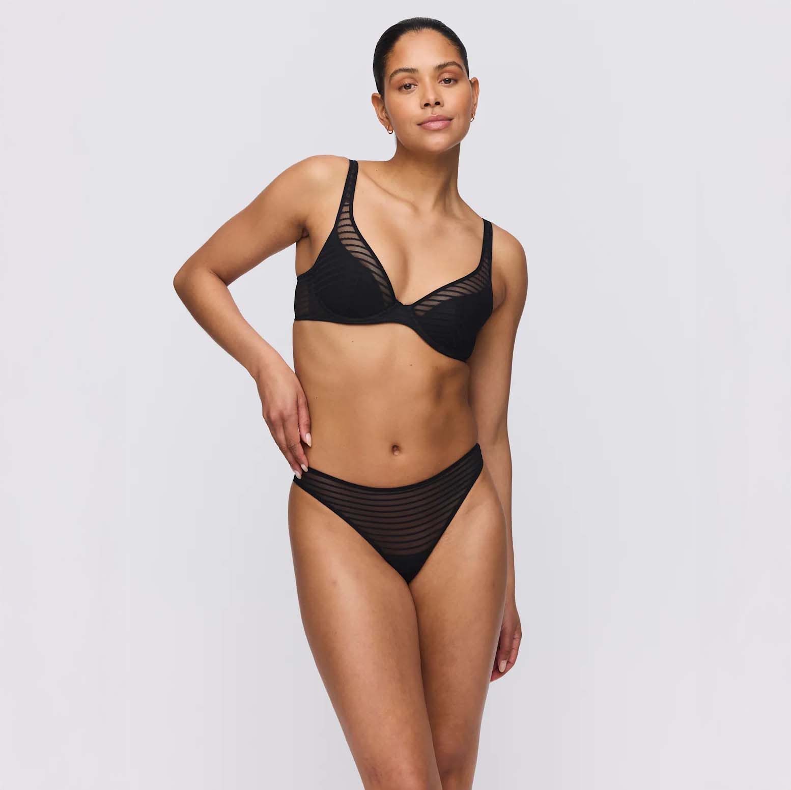 Basyl Half Padded Plunge Bra