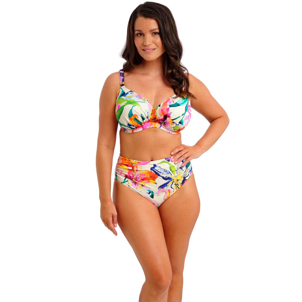 Iguazu Falls Gathered Full Cup Bikini Top