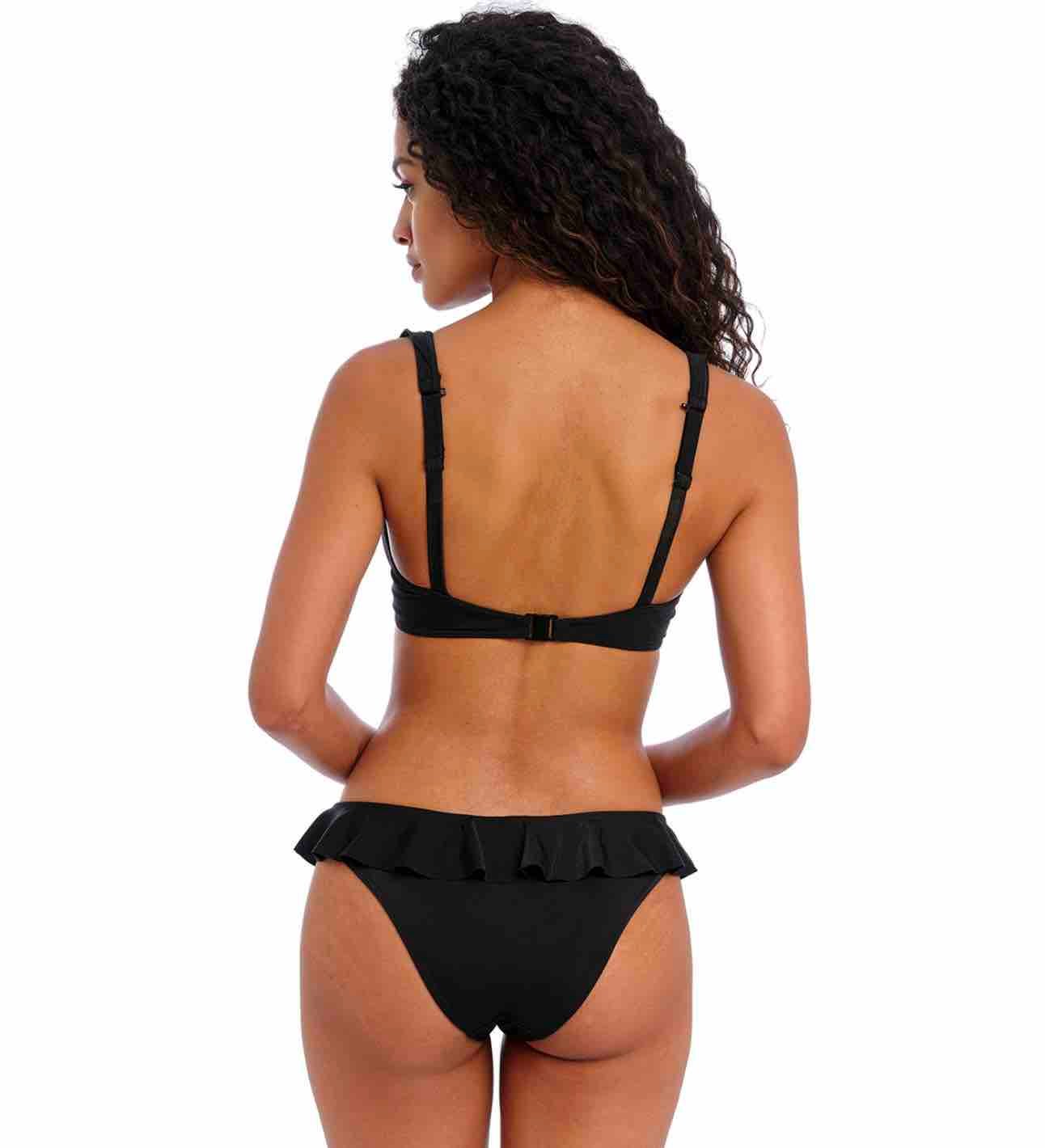 Jewel Cove Plain High Apex Bikini Top With J Hook