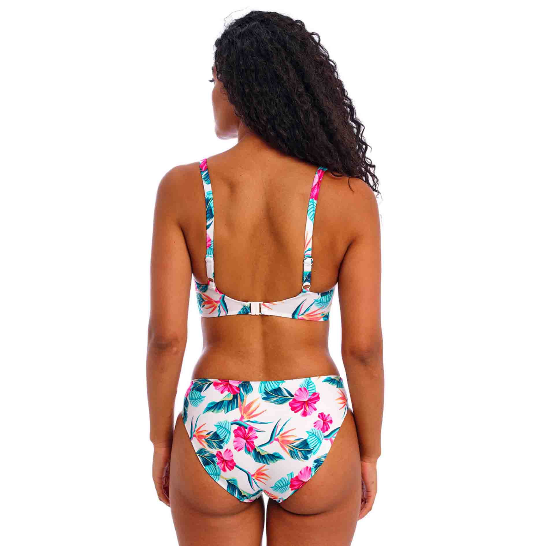 Palm Paradise Uw Plunge Bikini Top