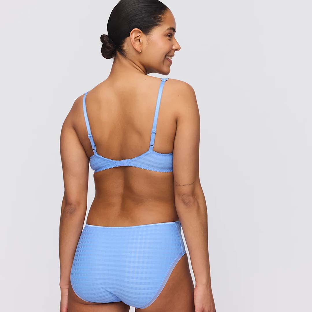 Avero Santorini Blue Padded Plunge Bra