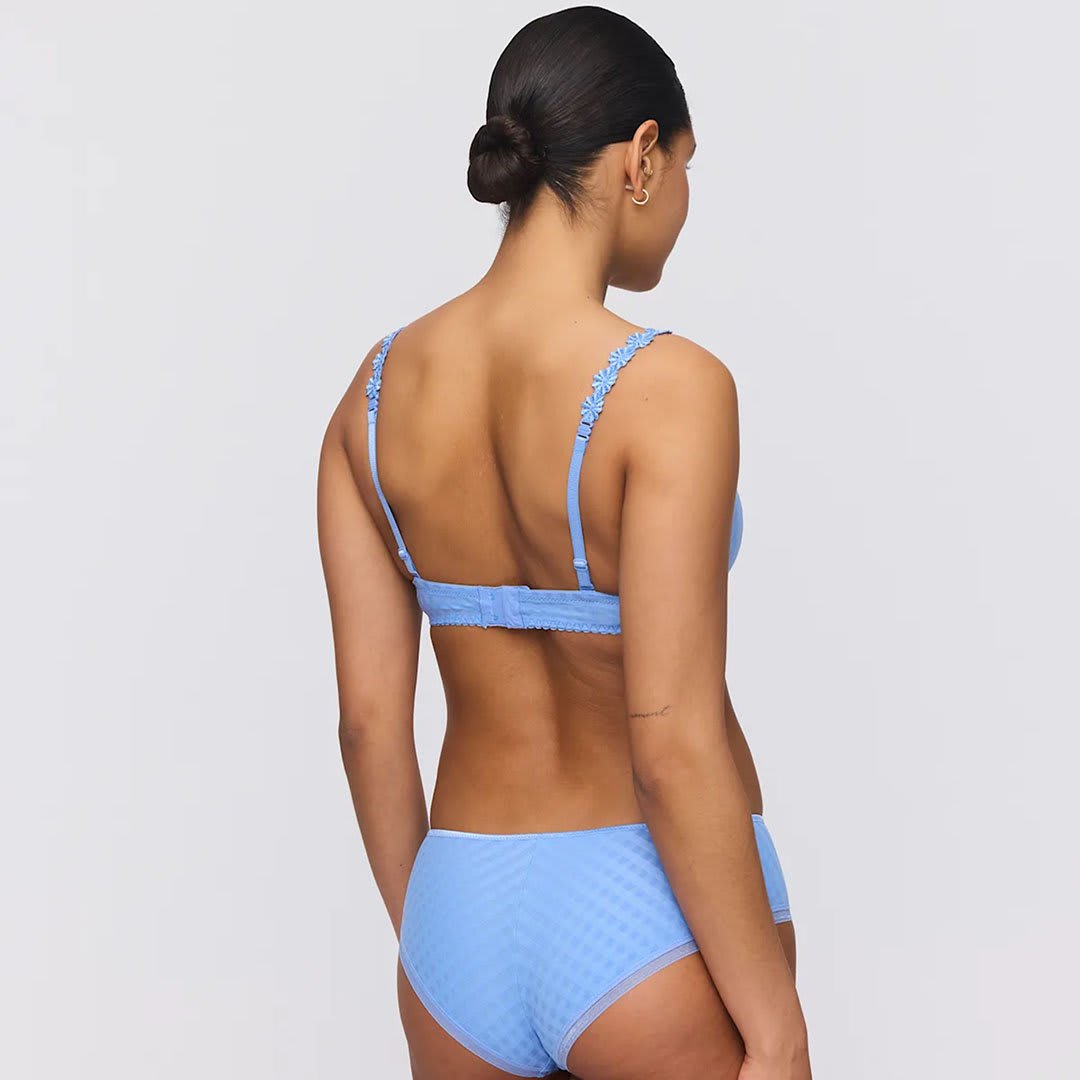 Avero Santorini Blue Padded Balcony Bra