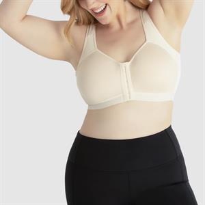 Leading Lady Nora Back Smoothing Wirefree Front Close Bra With Lace