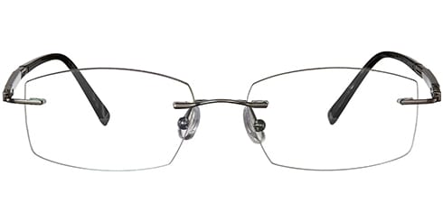 Rimless hingeless eyeglasses deals