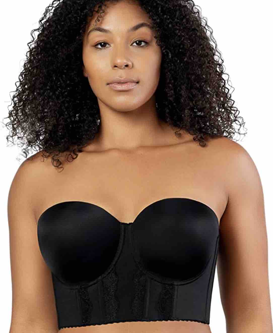 Elissa Seamless Padded Longline Strapless Bra