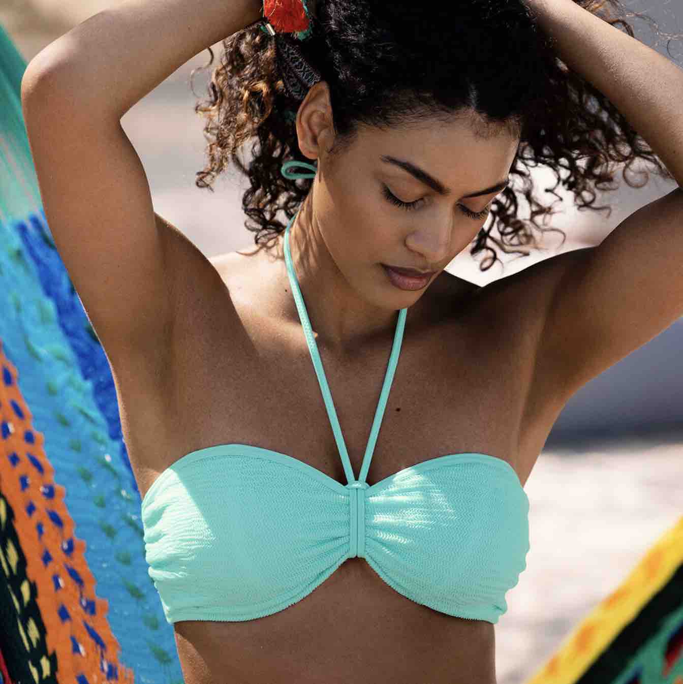 Ibiza Waves Bandeau Bikini Top