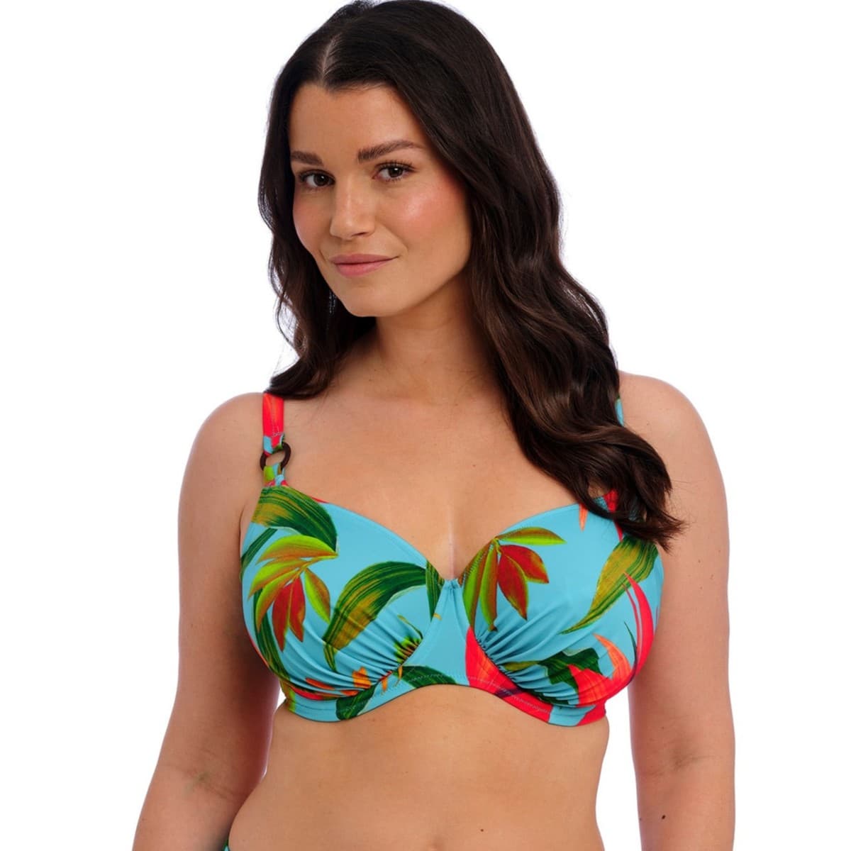 Pichola Gathered Full Cup Bikini Top