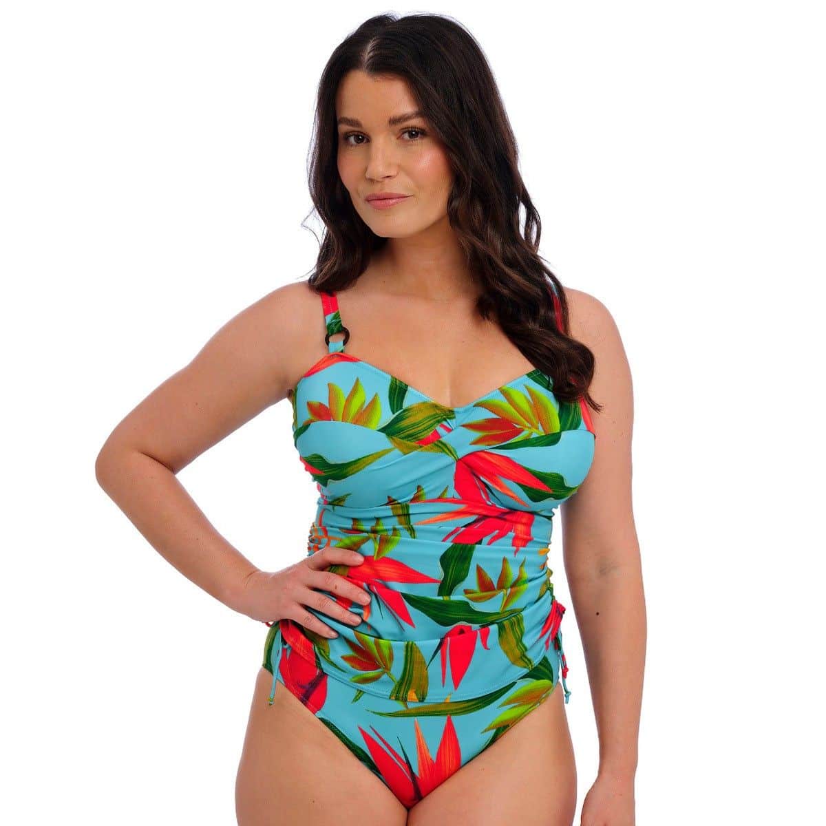 Pichola Twist Front Tankini Top