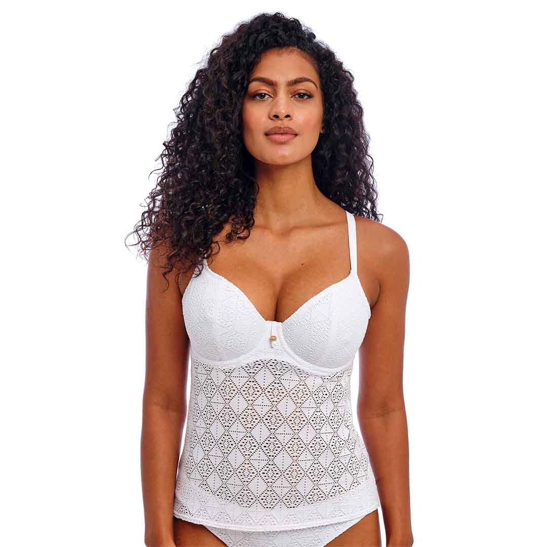 Nomad Nights Uw Plunge Tankini Top