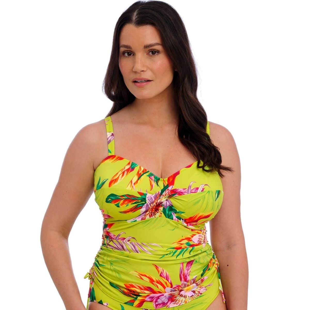 Cala Macarella Twist Front Tankini Top