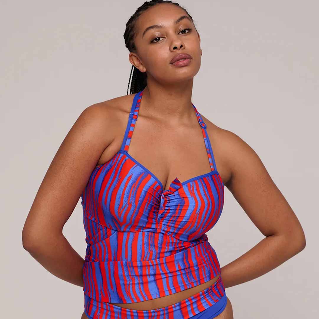 Skudai Full Cup Tankini Top