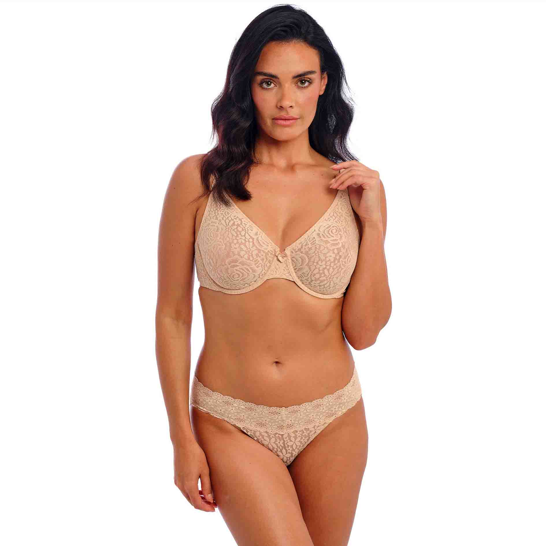 Halo Lace Moulded Underwire Bra