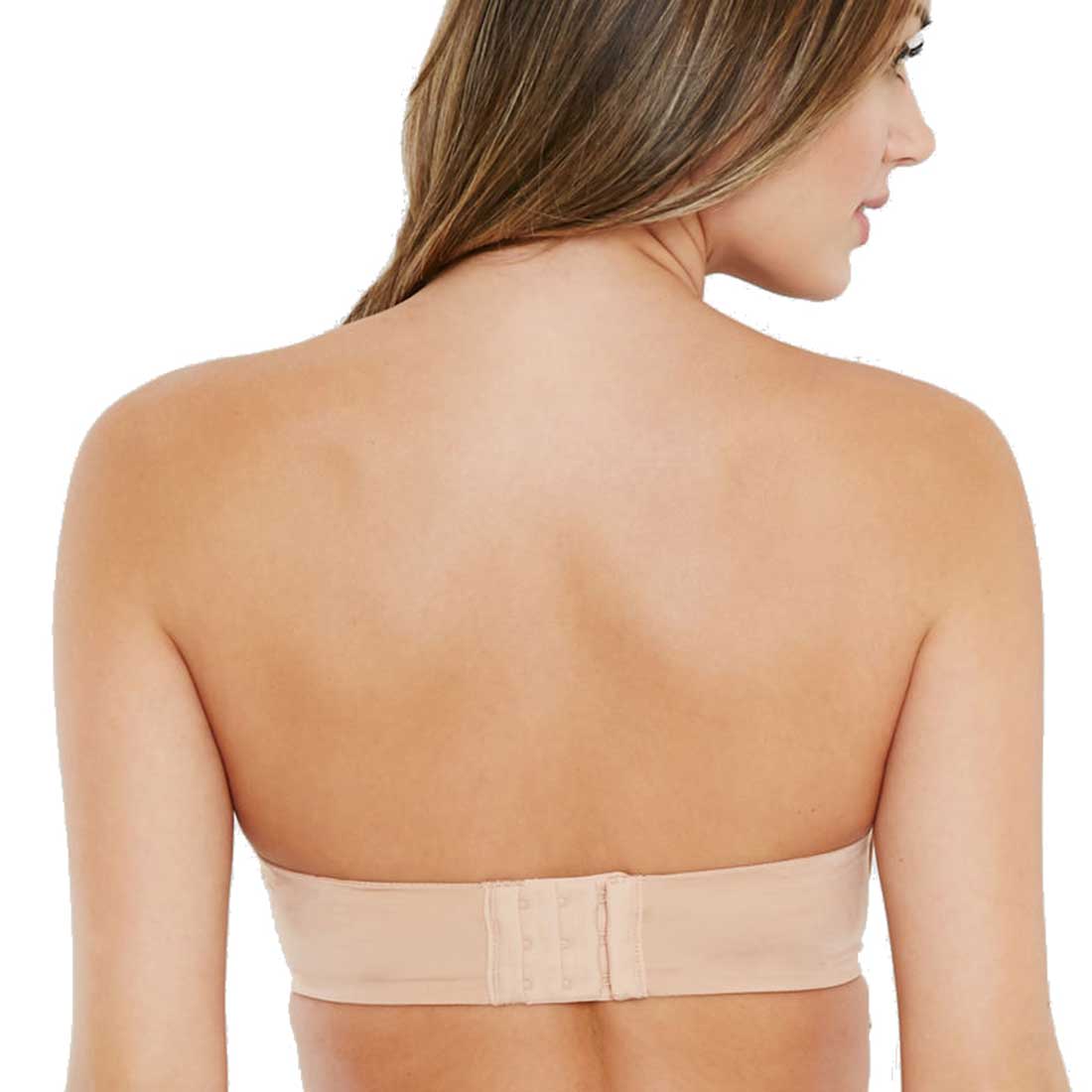 Porcelain Elan Moulded Strapless Plunge Bra