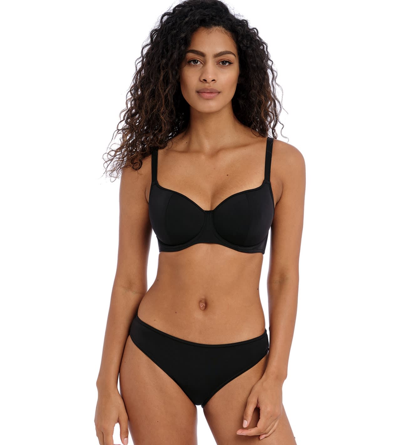 Jewel Cove Plain Sweetheart Padded Bikini Top
