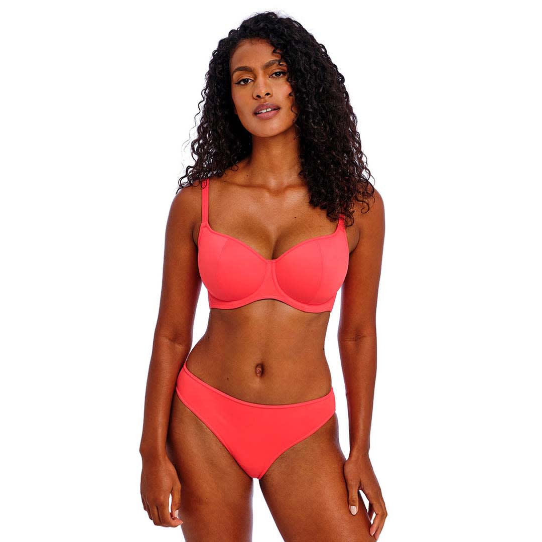 Jewel Cove Plain Sweetheart Padded Bikini Top