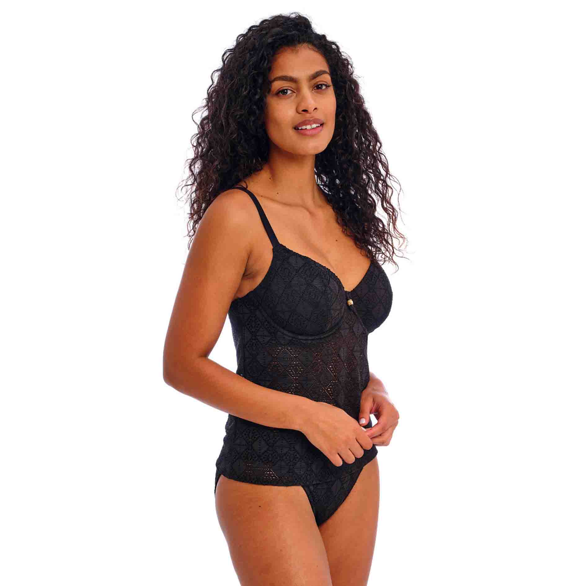 Nomad Nights Uw Plunge Tankini Top