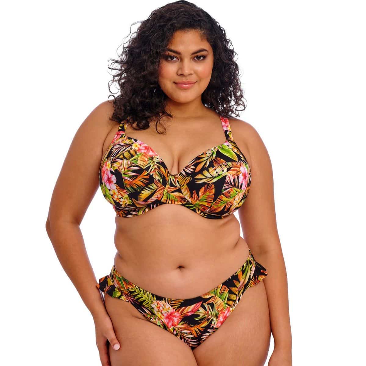 Tiger Valley Plunge Bikini Top