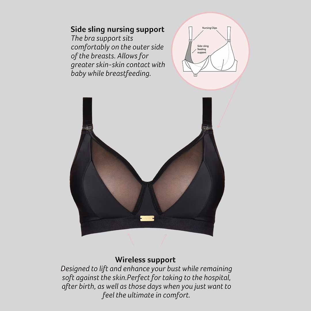 Flawless Sheer Wirefree Nursing Bra