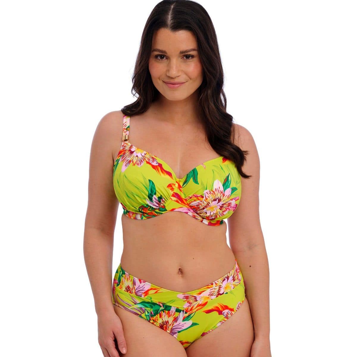 Cala Macarella Gathered Full Cup Bikini Top