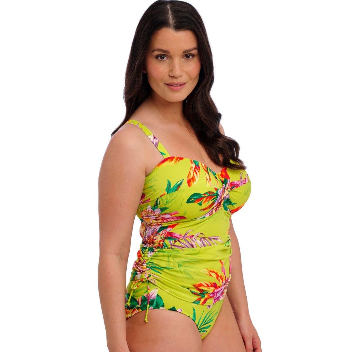 Cala Macarella Twist Front Tankini Top