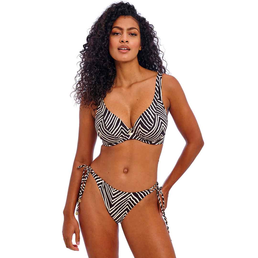 Fiji Falls High Apex Bikini Top