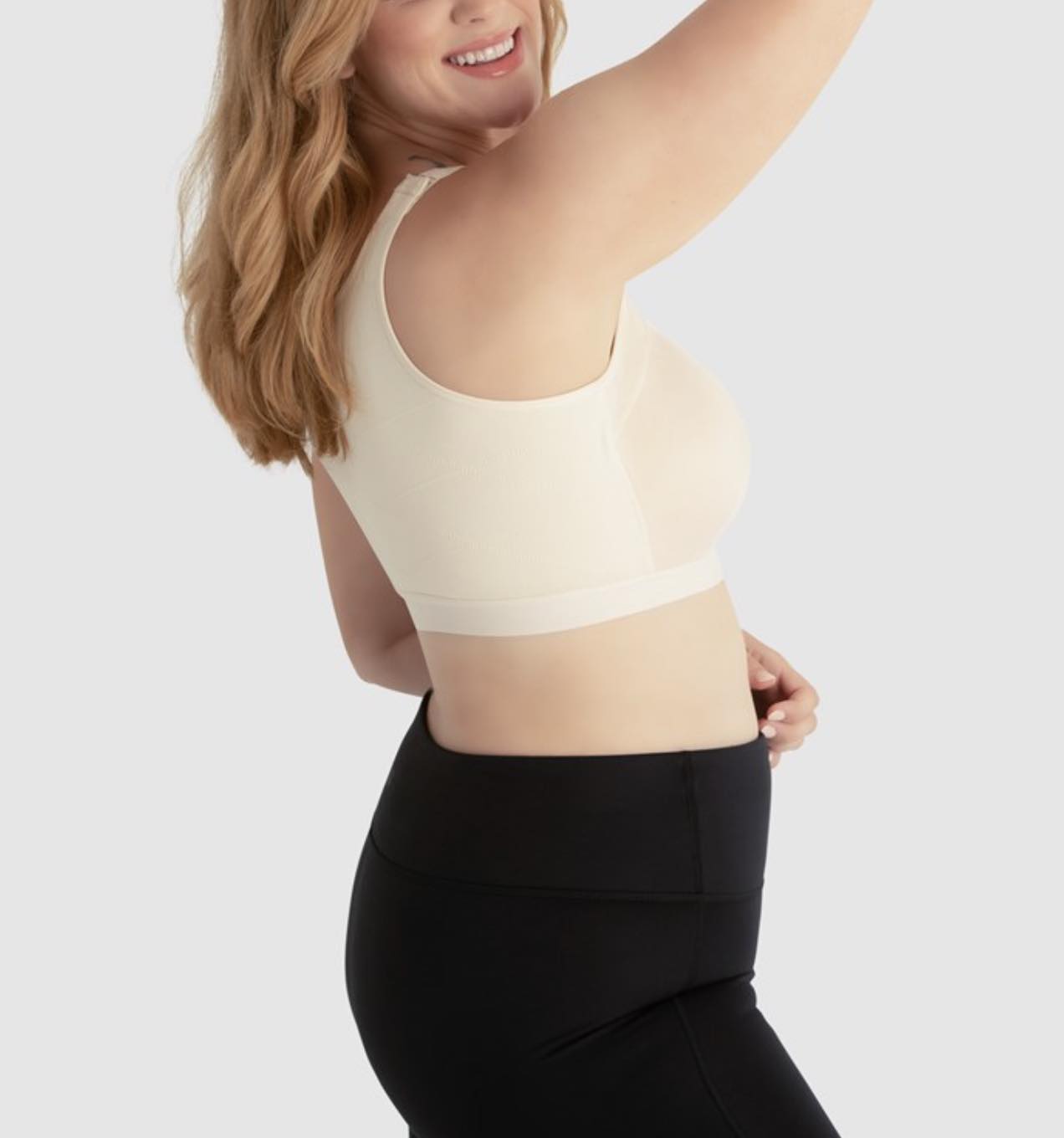 Lillian Wirefree Back Smoothing Front Close Bra