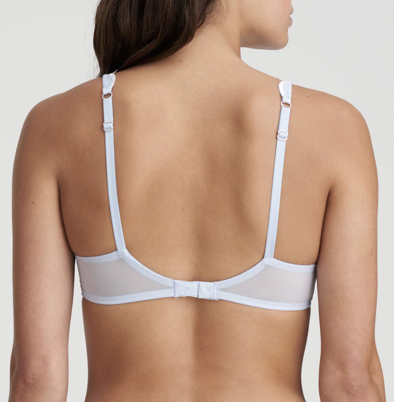 Agnes Pale Blue Padded Heart Shape Bra